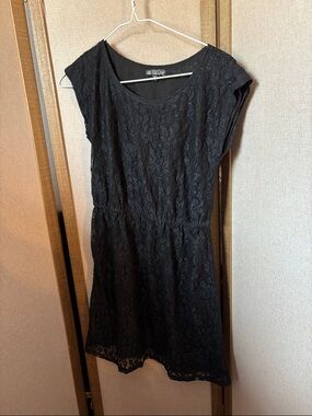 BeBop Black Lace Mini Dress Small